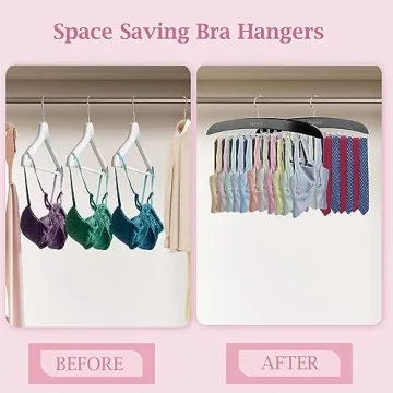 Leccod 360 Rotating Tank Top Hanger Space Saver