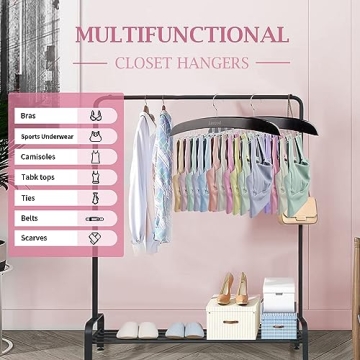 Leccod 360 Rotating Tank Top Hanger Space Saver