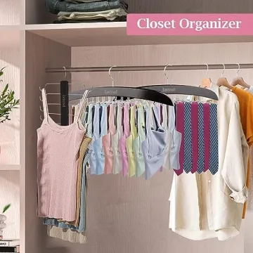 Leccod 360 Rotating Tank Top Hanger Space Saver