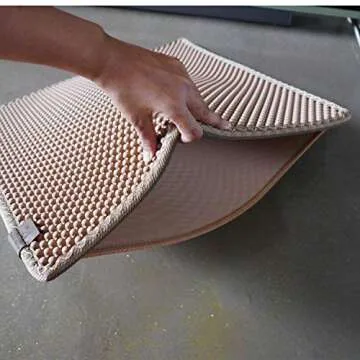 Blackhole Cat Litter Mat - Medium 23" x 21" - Effective Cleaning Solution