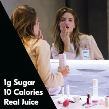 Tru Glow Raspberry Seltzer Drink with Vitamins and Collagen