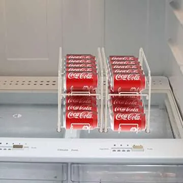 Simple Houseware Stackable Beverage Can Dispenser Rack 2-Pack