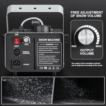 1000W Snow Machine for Christmas Wedding Events