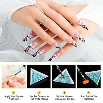 20 Pcs Rhinestone Picker Pen Set for Crafting and Nail Art