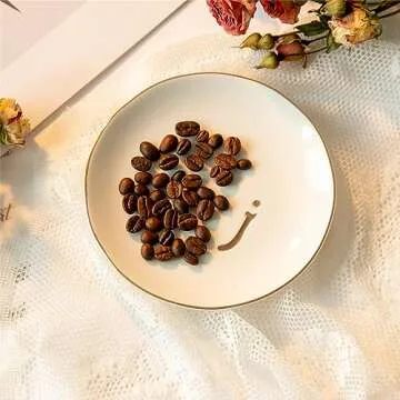 COMMGOAL Ring Holder Ceramic Jewelry Organizing Dish