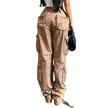 Trendy Y2K Baggy Cargo Pants with Stylish Pockets