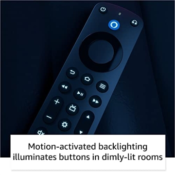 Amazon Fire TV Alexa Voice Remote Pro with Backlit Buttons