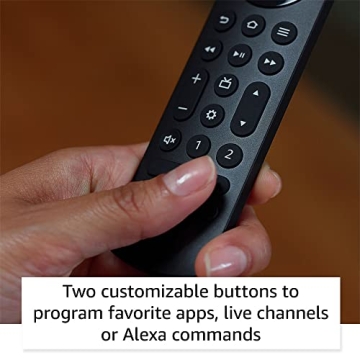 Amazon Fire TV Alexa Voice Remote Pro with Backlit Buttons