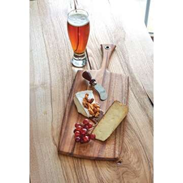 Ironwood Gourmet Acacia Wood Serving Paddleboard