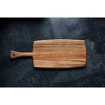 Ironwood Gourmet Acacia Wood Serving Paddleboard