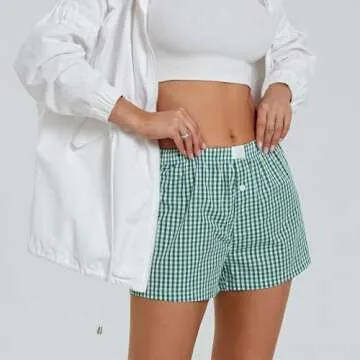 Trendy Women’s Y2K Lounge Shorts - Stylish Soft Sleepwear