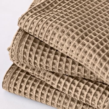 Viva Maison Soft Quick Dry Waffle Hand Towels - Set of 4