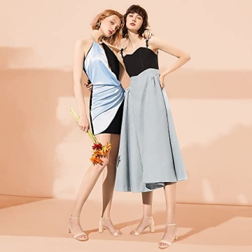 Elegant PIZZ ANNU Low Block Heels for Women - Gold Glitter Sandals