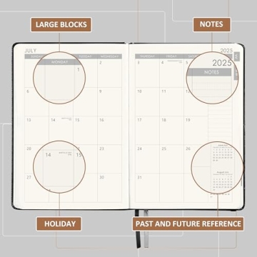 Sophisticated 2025-2026 Planner with Pen Loop and More
