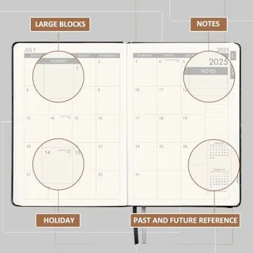 Sophisticated 2025-2026 Planner with Pen Loop and More