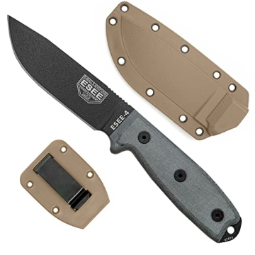 ESEE-4 Fixed Blade Knife - Durable and Versatile Outdoor Tool