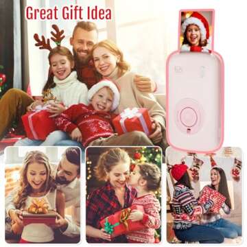 HPRT Mini Photo Printer - Bluetooth Portable Instant Photo Printer for Smartphones