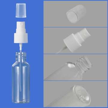 24 Pcs Spray Bottles Set for Travel and Organization