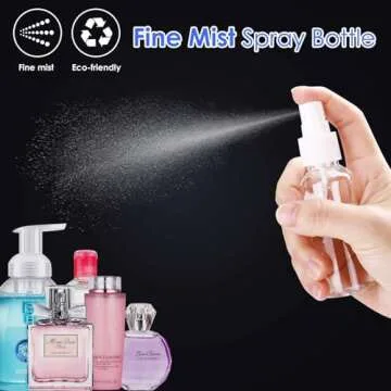 24 Pcs Spray Bottles Set for Travel and Organization