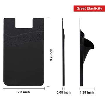 Senose Phone Wallet for Card Storage – 5-Pack