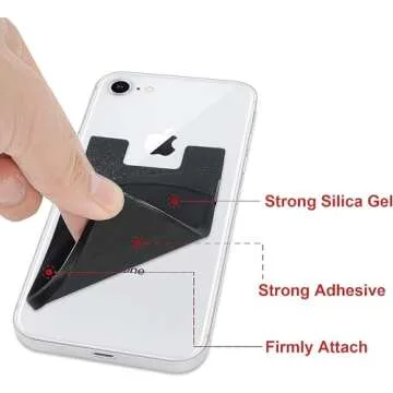 Senose Phone Wallet for Card Storage – 5-Pack