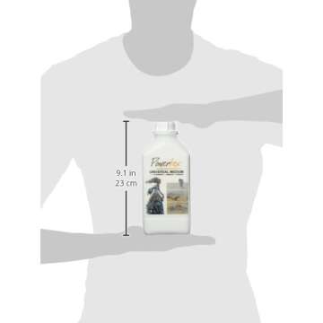 Powertex Transparent Textile Hardener - 1 kg for Crafts