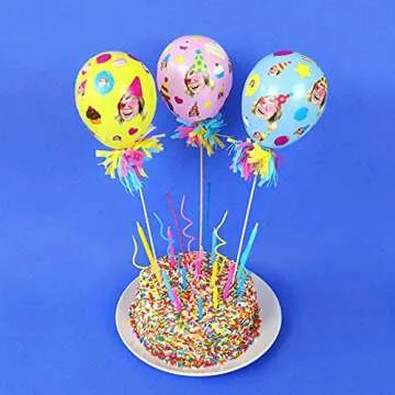 Vinyl Birthday Sticker Pack - 15 Fun Designs for Parties