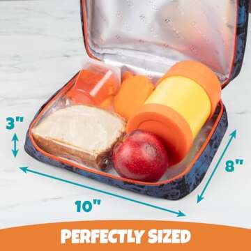 Durable Bentology Lunch Bag for Kids - Insulated & Stylish