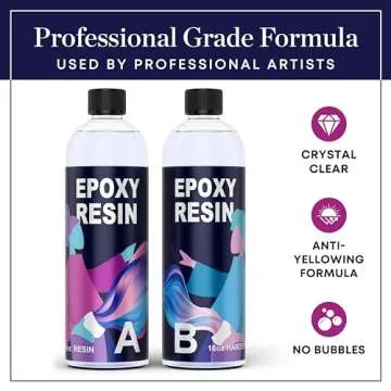 Unicone Art Epoxy Resin Kit - Non-Toxic, Odor-Free, UV Resistant