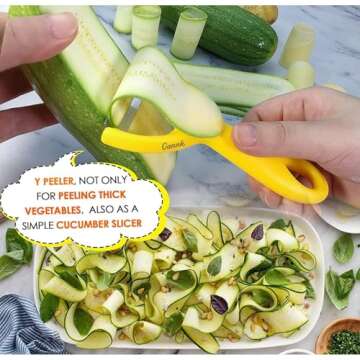 GANNK Vegetable Peeler Set for Effortless Peeling