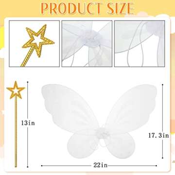 Fairy Wings Dress Up Bundle for Magical Play