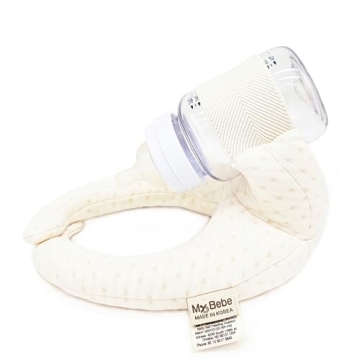 My Bebe Baby Self Feeding Cushion - Organic Cotton, Lightweight, Adjustable