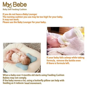 My Bebe Baby Self Feeding Cushion Organic Cotton Adjustable
