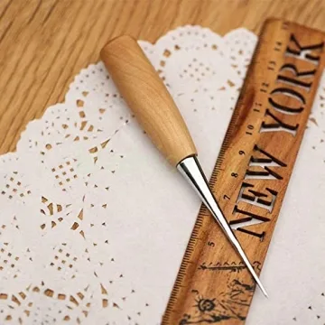 Precision BeeSpring Leather Sewing Awl for Crafts
