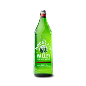 Enjoy Pure Mountain Valley Spring Water in Glass Bottles