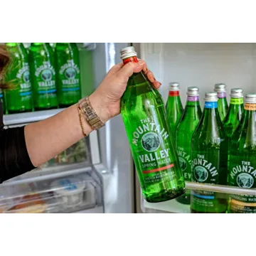 Enjoy Pure Mountain Valley Spring Water in Glass Bottles