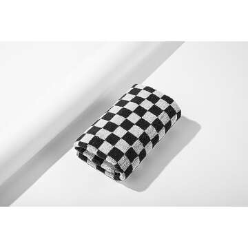 Luxurious Cotton Hand Towels Set of 5 - Soft, Absorbent, and Decorative for Bathroom, Kitchen, Spa, Gym, and More - 13 x 29 Inches - 5 Colors