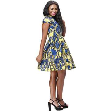 Stylish Women African Dress - Ankara Batik Print for Every Occasion