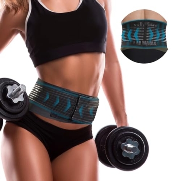 Back Brace for Lower Back Soothing - Breathable Back Support Brace with 20 Magnets Self-Heating Wais...