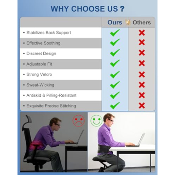 Back Brace for Lower Back Pain Relief - Ergonomic Support Brace