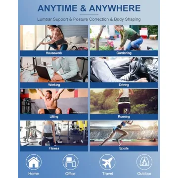 Back Brace for Lower Back Pain Relief - Ergonomic Support Brace