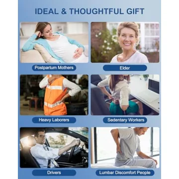 Back Brace for Lower Back Pain Relief - Ergonomic Support Brace