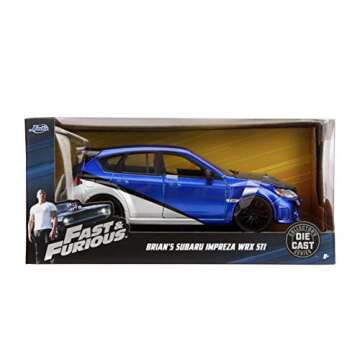 Jada Toys 1:24 Fast & Furious Brian's Subaru Impreza WRX STI - Stunning Die-Cast Model