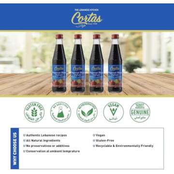 CORTAS Pomegranate Molasses, 10 FZ