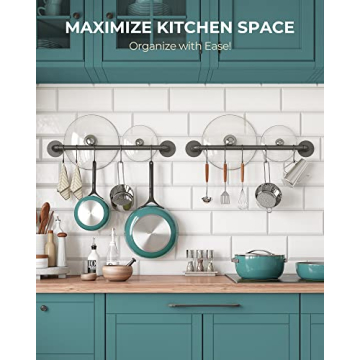 OROPY Wall Mounted Pot Pan Rack for Stylish Kitchens