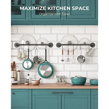 OROPY Wall Mounted Pot Pan Rack for Stylish Kitchens