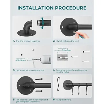 OROPY Wall Mounted Pot Pan Rack for Stylish Kitchens