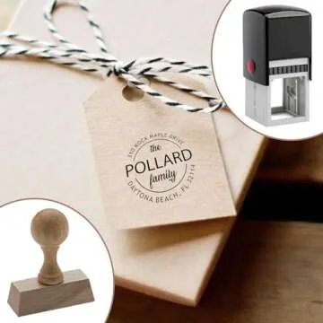 Custom Address Stamp for Personal Touches and Gifts