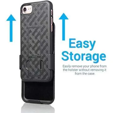 Aduro iPhone SE2/8/7/6/6s Holster Case - Premium Protection