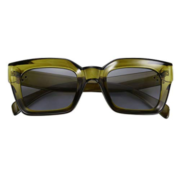 FEISEDY Women Sunglasses UV400 Square Chunky Frame